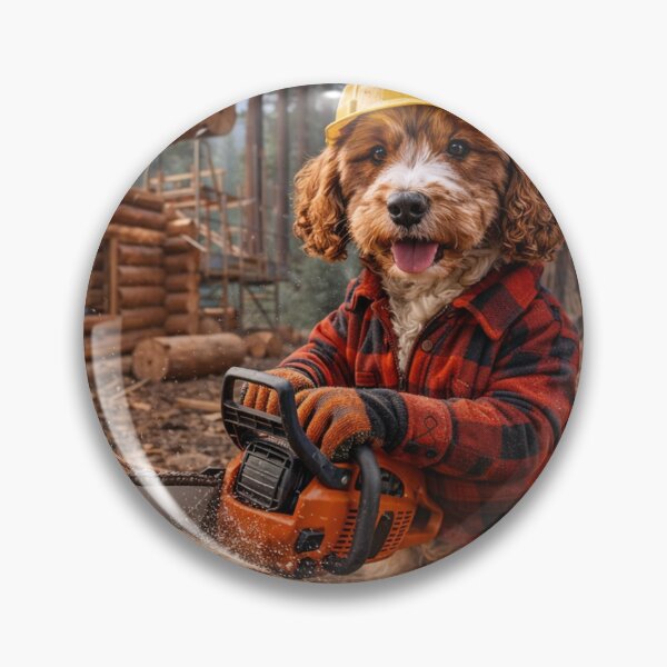 Item preview, Cockapoo Log Cabin Builder in the Forest designed and sold by Paul Thompson Photography.
