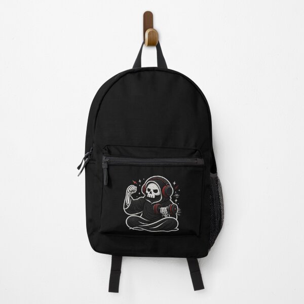 Item preview, Grim Reaper Workout Motivation Gym Fitness Gothic Embroidery Design designed and sold by ColorSplash123.