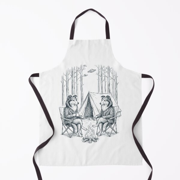 Item preview, Vintage Shetland Sheepdog Camping UFO Dog Mom Dad Lover designed and sold by TerryConnells.