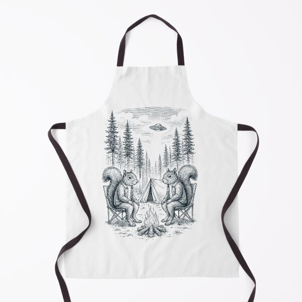 Item preview, Vintage Squirrel Camping UFO Animal Lover designed and sold by TerryConnells.
