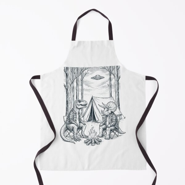 Item preview, Vintage T Rex Dinosaur Camping UFO Animal Lover designed and sold by TerryConnells.