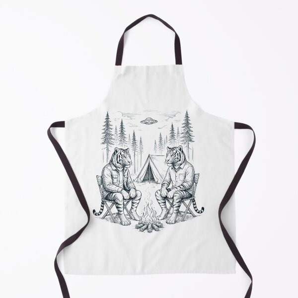 Item preview, Vintage Tiger Camping UFO Animal Lover designed and sold by TerryConnells.