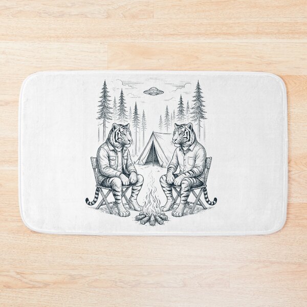 Item preview, Vintage Tiger Camping UFO Animal Lover designed and sold by TerryConnells.
