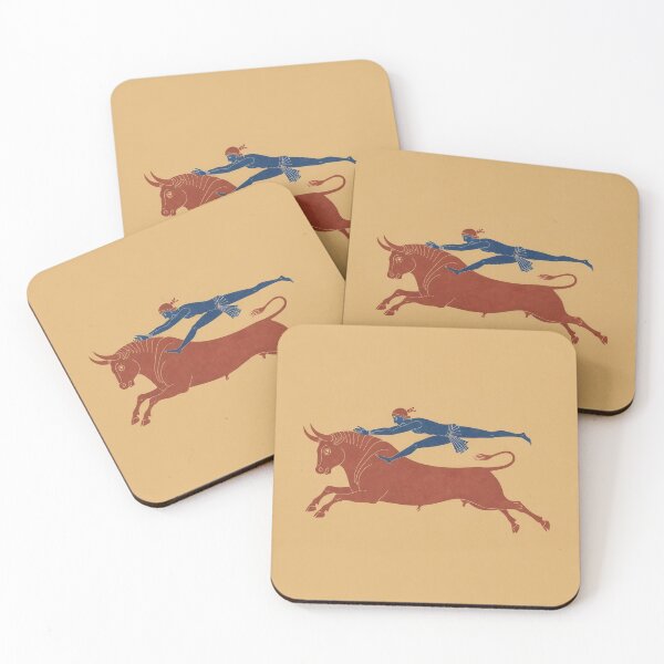Item preview, Minoan Bull Leaping Fresco designed and sold by BestVarieties.