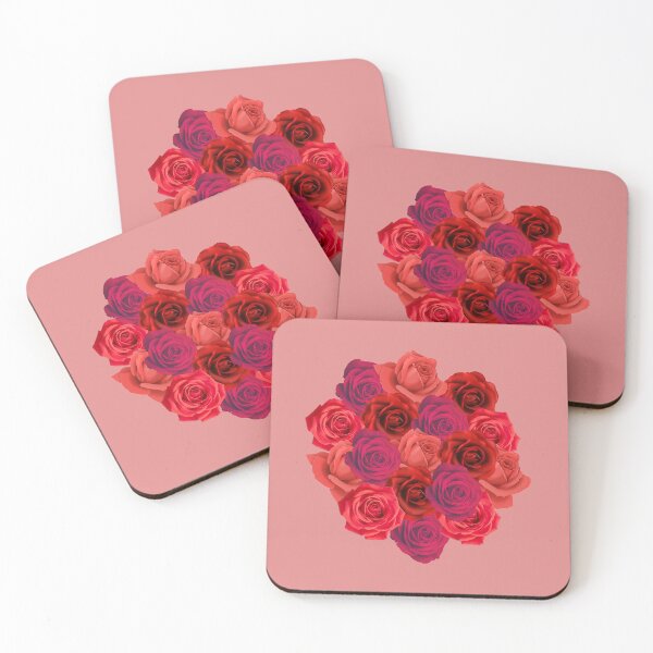 Item preview, Luxurious Red and Pink Rose Bouquet - Vibrant Valentine Floral designed and sold by SolutionsArt.