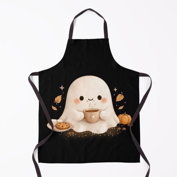 Item preview, Cozy Coffee Ghost | Cute Kawaii Aesthetic | Spooky Cute Cottagecore Design for Coffee Lovers designed and sold by The Mood Index.