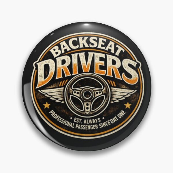 Item preview, Backseat Drivers Vintage Retro Car Shirt Funny Driving Humor Graphic Tee designed and sold by GhostDawgs.