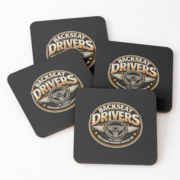 Item preview, Backseat Drivers Vintage Retro Car Shirt Funny Driving Humor Graphic Tee designed and sold by GhostDawgs.
