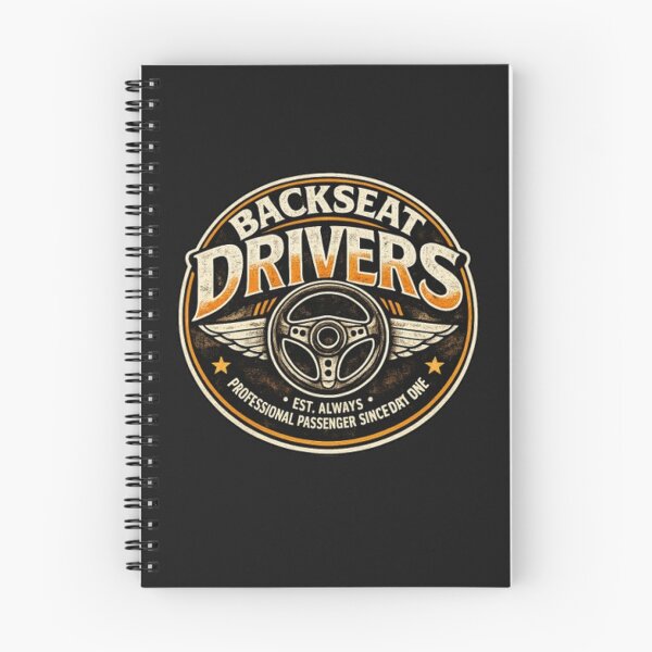 Item preview, Backseat Drivers Vintage Retro Car Shirt Funny Driving Humor Graphic Tee designed and sold by GhostDawgs.