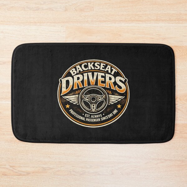 Item preview, Backseat Drivers Vintage Retro Car Shirt Funny Driving Humor Graphic Tee designed and sold by GhostDawgs.