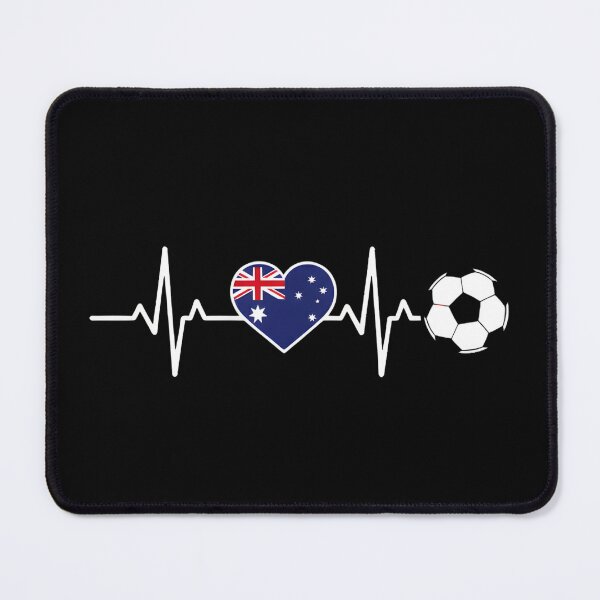 Item preview, Australia Soccer Heartbeat | Socceroos Fan designed and sold by dudelinart.