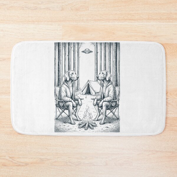 Item preview, Vintage Weimaraner Camping UFO Dog Mom Dad Lover designed and sold by TerryConnells.