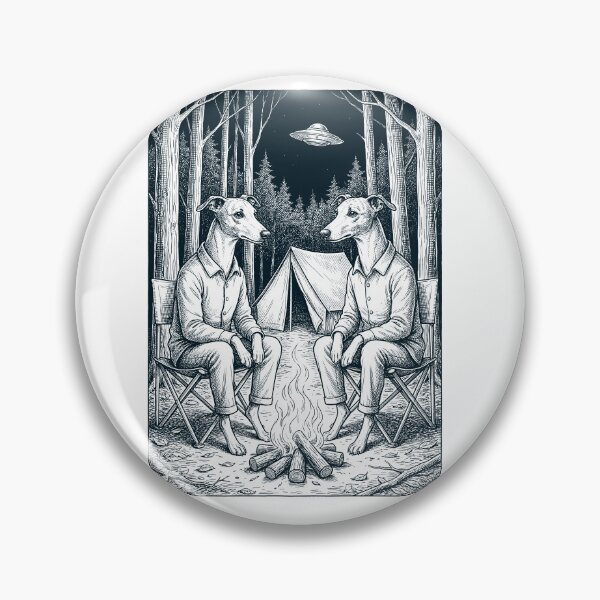 Item preview, Vintage Whippet Camping UFO Dog Mom Dad Lover designed and sold by TerryConnells.
