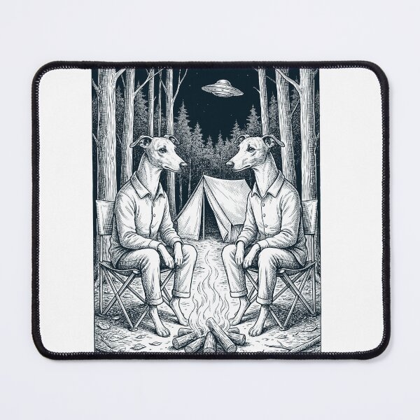 Item preview, Vintage Whippet Camping UFO Dog Mom Dad Lover designed and sold by TerryConnells.