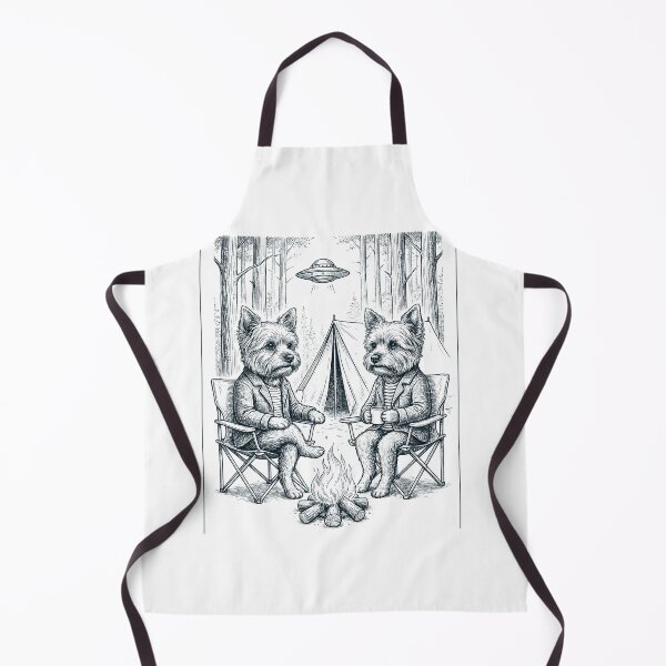 Item preview, Vintage Yorkshire Terrier Camping UFO Dog Mom Dad Lover designed and sold by TerryConnells.