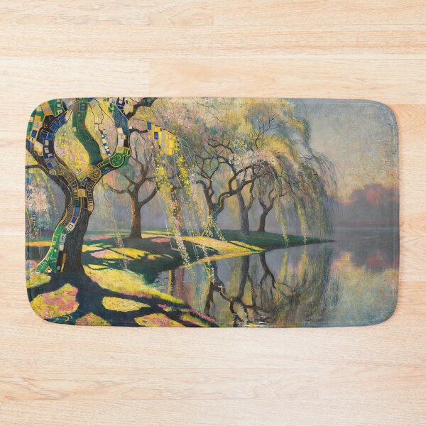 Item preview, Impressionist Abstract Style Sad Trees by the Lake designed and sold by M-Y-A-R-T-.
