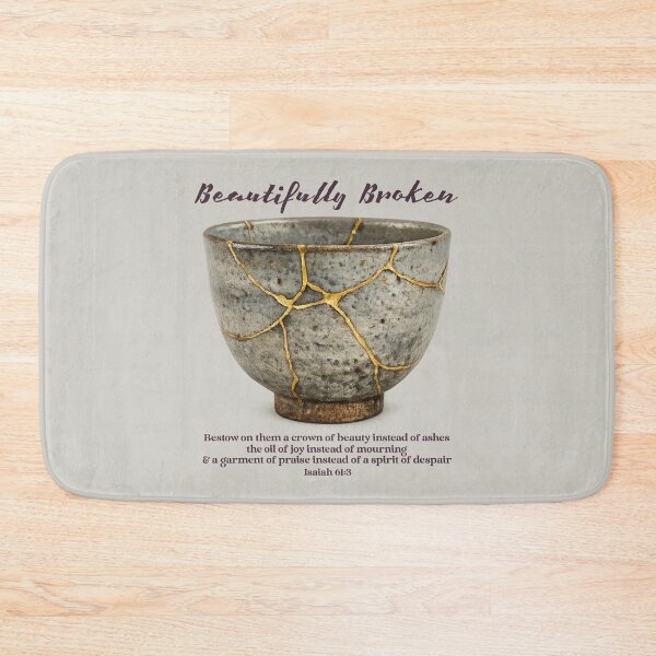 Item preview, Beautifully Broken shirt Christian mental health Christian encouragement Wellness Christian ministry Kintsugi Shirt   designed and sold by FTLOG.