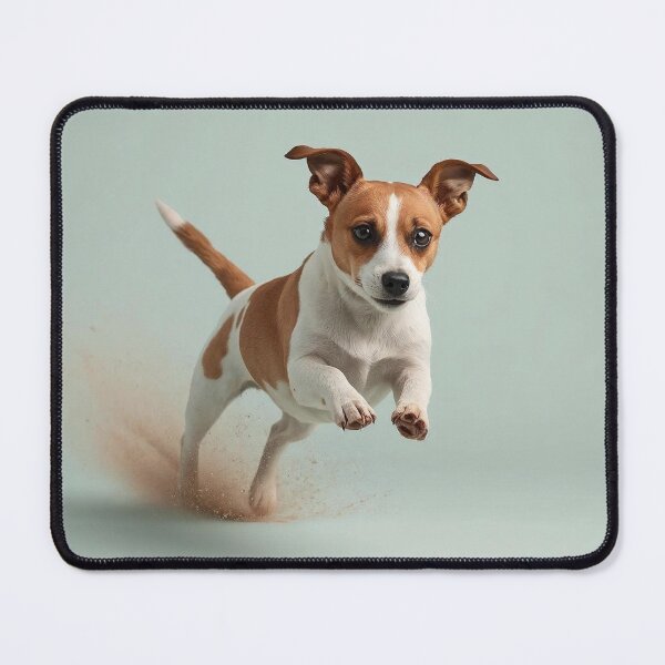 Item preview, Jack Russell Terrier Play Surge Motion Design | Dynamic Jumping Dog Action Art designed and sold by ArtivaNest.