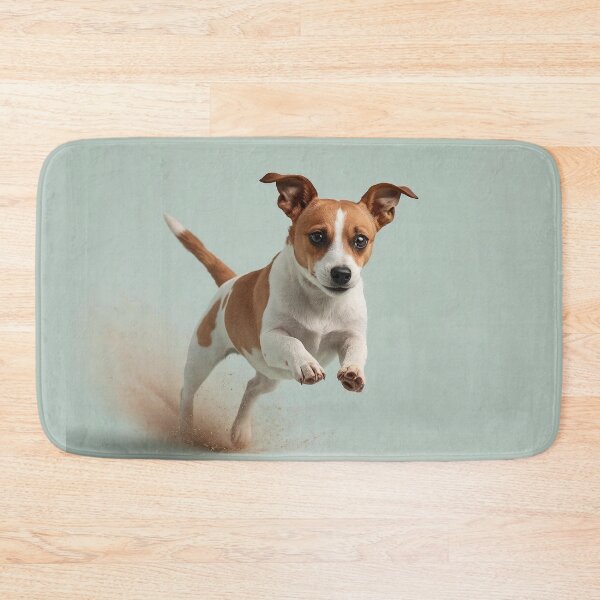 Item preview, Jack Russell Terrier Play Surge Motion Design | Dynamic Jumping Dog Action Art designed and sold by ArtivaNest.