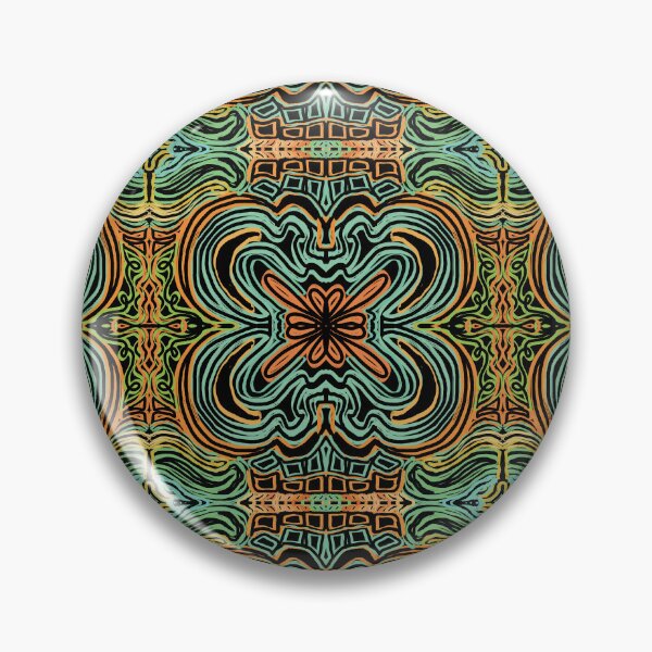 Item preview, Intricate Tribal Symmetry Psychedelic Mandala Pattern designed and sold by Seamlessly Buffalo.