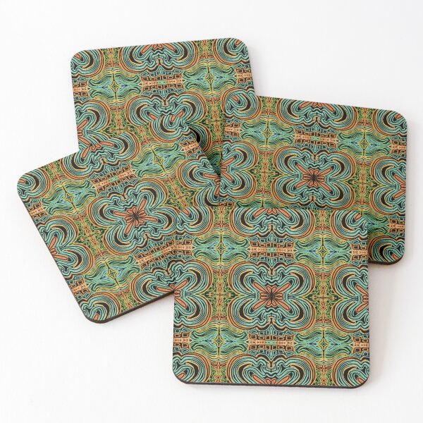 Item preview, Intricate Tribal Symmetry Psychedelic Mandala Pattern designed and sold by Seamlessly Buffalo.