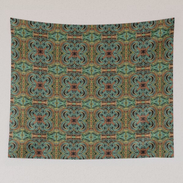 Item preview, Intricate Tribal Symmetry Psychedelic Mandala Pattern designed and sold by Seamlessly Buffalo.