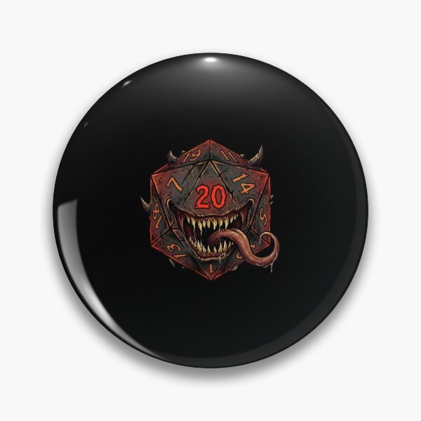 Item preview, 20 Polyhedral Dice Mimic Monster Tabletop Gamer designed and sold by Fenay Designs.