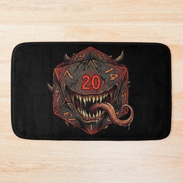 Item preview, 20 Polyhedral Dice Mimic Monster Tabletop Gamer designed and sold by Fenay Designs.