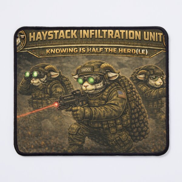 Item preview, Haystack Infiltration Unit – Sheep-I Joe Stealth Recon Parody designed and sold by Thpoar.