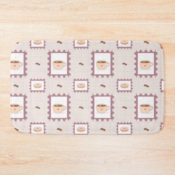 Item preview, Pastel Coffee and Donut Seamless Pattern | Cute Café Kawaii designed and sold by FWLclub.