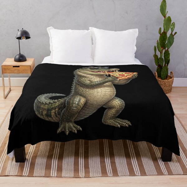 Item preview, Funny Alligator Eating Pizza Animal Lover designed and sold by TerryConnells.