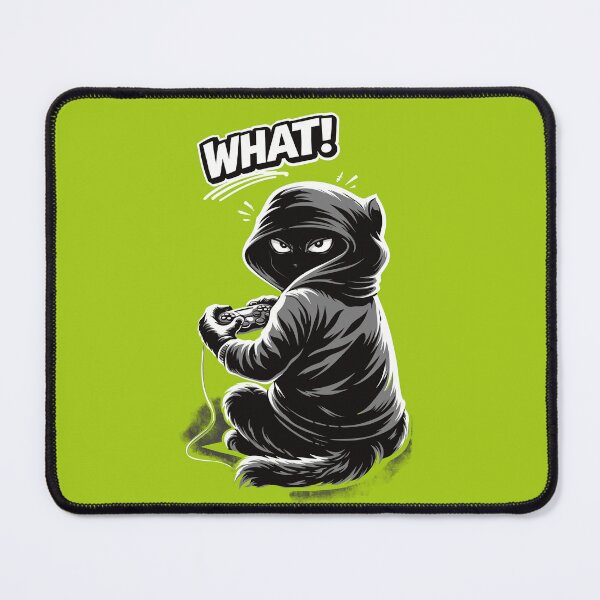 Item preview, What Cat Gamer Funny Gaming Meme Angry Cat Gamer Hoodie Cat Video Game Humor Design designed and sold by MonNoir.