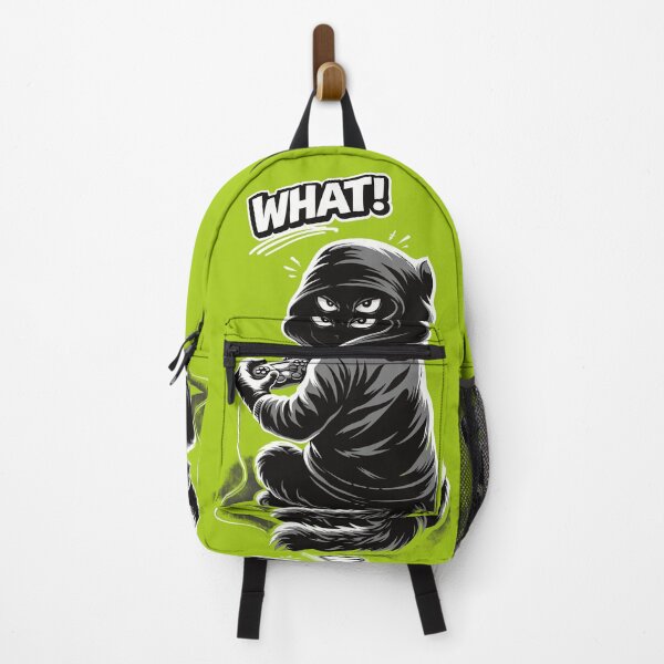Item preview, What Cat Gamer Funny Gaming Meme Angry Cat Gamer Hoodie Cat Video Game Humor Design designed and sold by MonNoir.