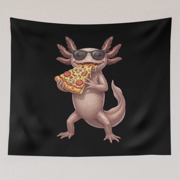 Item preview, Funny Axolotl Eating Pizza Animal Lover designed and sold by TerryConnells.