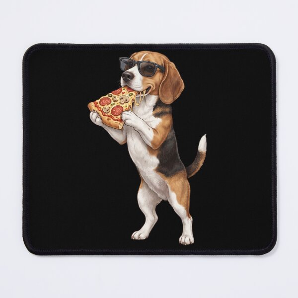 Item preview, Funny Beagle Eating Pizza Dog Mom Dad Lover designed and sold by TerryConnells.