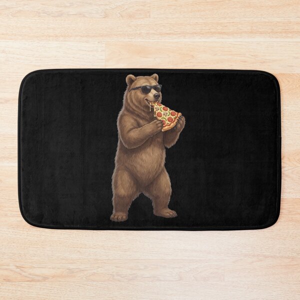 Item preview, Funny Bear Eating Pizza Animal Lover designed and sold by TerryConnells.