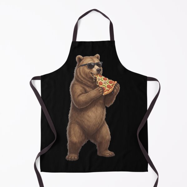 Item preview, Funny Bear Eating Pizza Animal Lover designed and sold by TerryConnells.