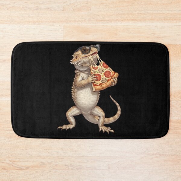 Item preview, Funny Bearded Dragon Eating Pizza Animal Lover designed and sold by TerryConnells.