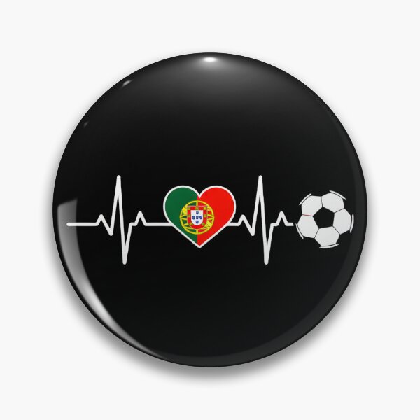 Item preview, Portugal Football Heartbeat | Seleção Das Quinas Soccer Fan designed and sold by dudelinart.