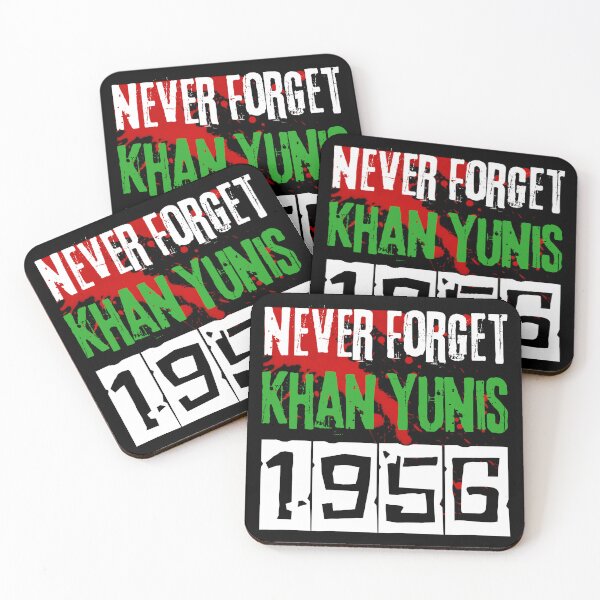Item preview, Never forget Khan Yunis massacre - nakba 1948 designed and sold by Randa Ranmania.