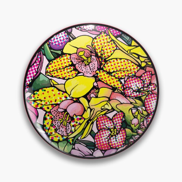 Item preview, Pop and Op Art of Yellow Flowers designed and sold by cremedecolor.