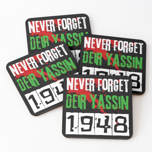 Item preview, Never forget Deir yassin massacre - nakba 1948 designed and sold by Randa Ranmania.