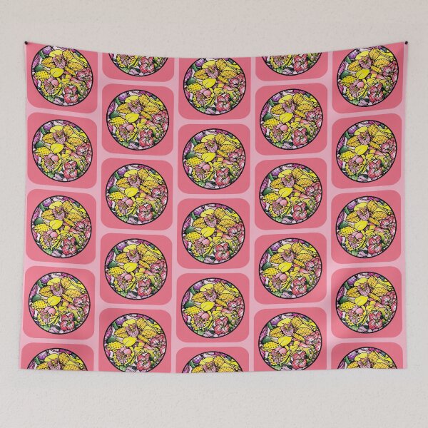 Item preview, Pop and Op Art of Yellow Flowers designed and sold by cremedecolor.