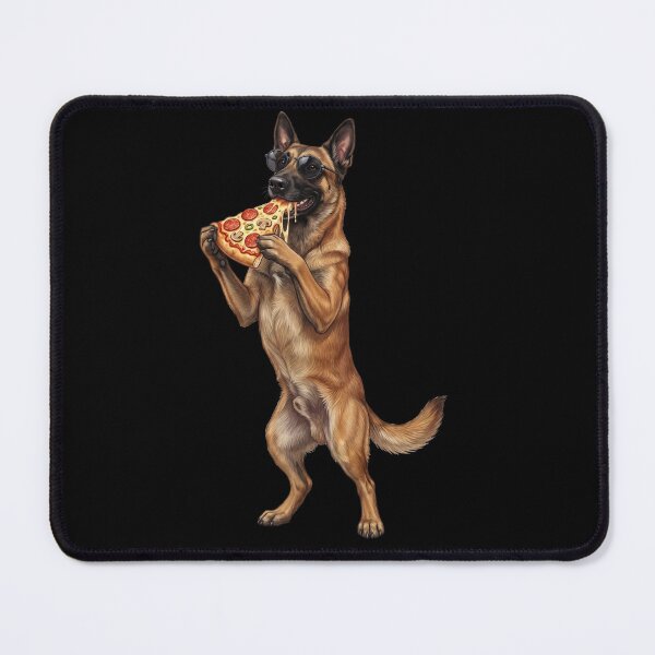 Item preview, Funny Belgian Malinois Eating Pizza Dog Mom Dad Lover designed and sold by TerryConnells.