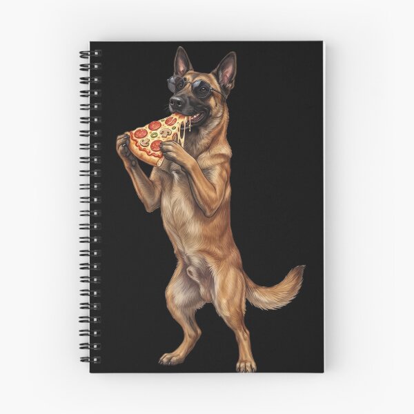 Item preview, Funny Belgian Malinois Eating Pizza Dog Mom Dad Lover designed and sold by TerryConnells.
