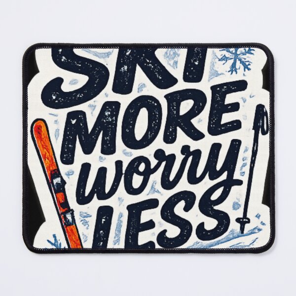 Item preview, Ski More Worry Less  – Canazei Dolomites Winter Sports Design designed and sold by OneMoments.