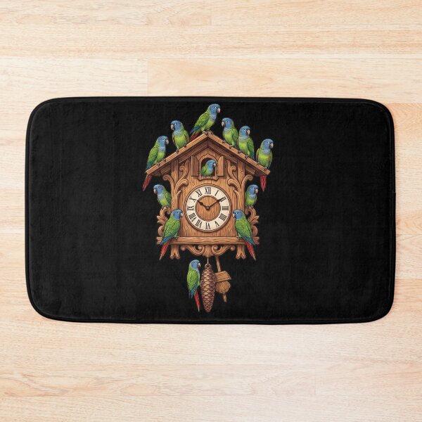 Item preview, Funny Blue Crowned Conure Parrot Clock Mom Dad Lover designed and sold by TerryConnells.