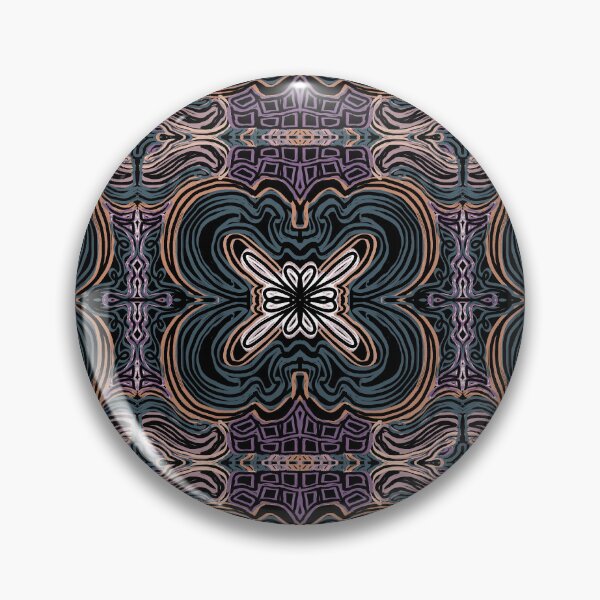 Artikelvorschau, Komplexes, tribal-symmetrisches, psychedelisches Mandala-Muster entworfen und verkauft von Seamlessly Buffalo.