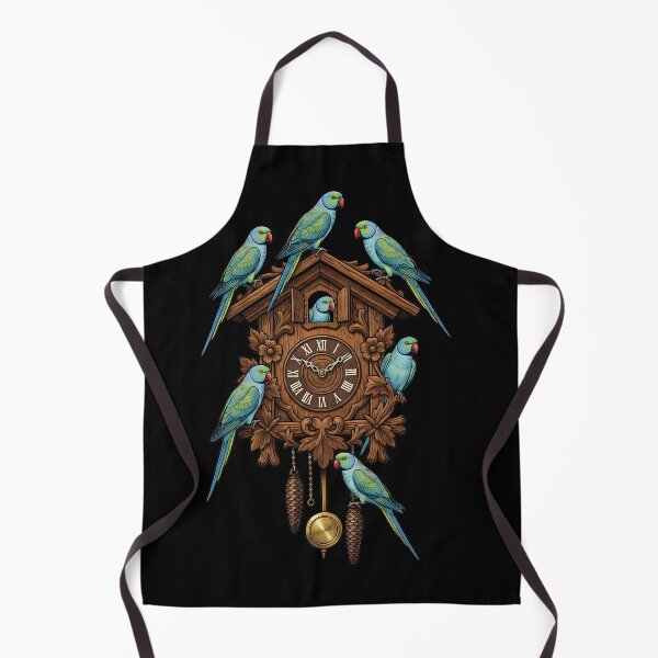 Item preview, Funny Blue Ringneck Parakeet Parrot Clock Mom Dad Lover designed and sold by TerryConnells.