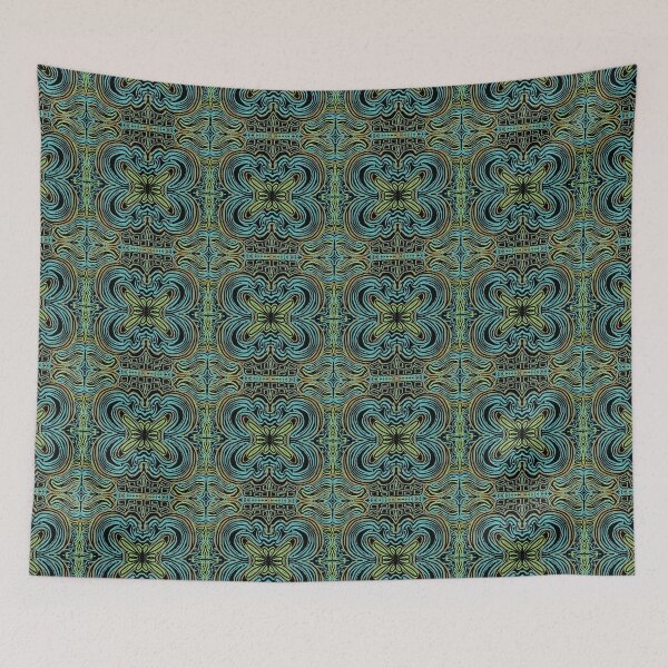 Item preview, Intricate Tribal Symmetry Psychedelic Mandala Pattern designed and sold by Seamlessly Buffalo.